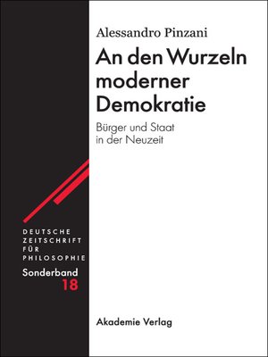 cover image of An den Wurzeln moderner Demokratie
